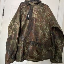Mil-tec Brand Jacket Hardshell Waterproof Rain Gear Camo Mens Wear Large Nwt