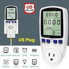 Lcd Digital Power Meter Consumption Energy Monitor Watt Electricity Usage Tester