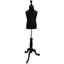 Mn-507 Pinnable Black Toddler Child Dress Form Tripod Stand Sizes 3-4 Small