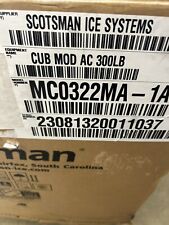 Scotsman Mc0322ma-1 Full Cube Ice Maker 356 Lbsday Air Cooled .has Blimishes