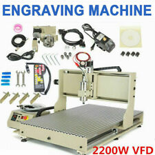 2200w Cnc 6090 Usb 4axis Router Engraver Wood Milling Machineremote Controller