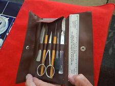Old Kit Surgery Instruments Travel Emergency In Case Scalpels Picks Pins 