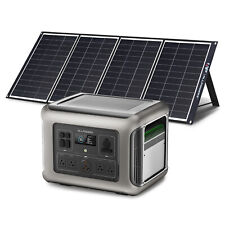 Allpowers 4000w 2016wh Portable Home Generator With 200w Solar Panels Kit