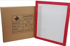 20 X 24 Inch Pre-stretched Aluminum Silk Screen Printing Frames With 160 White 2