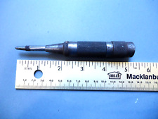 L.s. Starrett No.18b Spring Loaded Automatic Center Punch Vtg Made In Usa