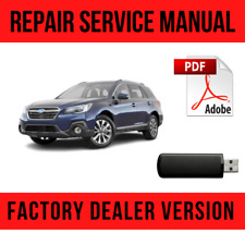Subaru Legacy Outback 2015-2018 Factory Repair Manual Usb