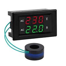 Ac 500v 100a 200a 500a Digital Voltmeter Ammeter Panel Voltage Amperage Tester