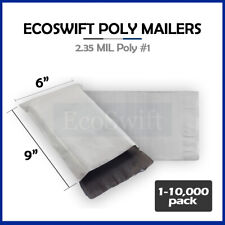 1-10000 6 X 9 Ecoswift Poly Mailers Envelopes Plastic Shipping Bags 2.35 Mil