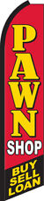 Pawn Shop - Buy Sell Loan Swooper Flag Feather Super Bow Banner