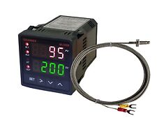 12v Dc Dual Display Digital Pid Fc Temperature Controller With K Thermocouple