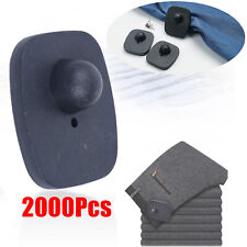 2000pcs Checkpoint Eas Retail Security Hard Tags Pins For Rf Anti-theft Alarm