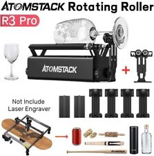 Atomstack R3 Pro Laser Rotary Roller Kit 360 Rotating For Laser Engraver T4a0