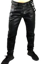 Diesel Mens D-strukt Coated Black Slim Fit Jeans - 009du