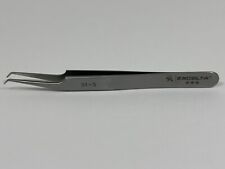 Excelta 51-s - Tweezers Angulated Very Fine Point Stainless Steel 4.5