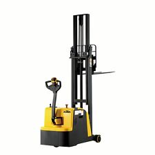 Xilin 2200lbs Electricity Pallet Stacker Counterbalanced Truck 118 High Lifting