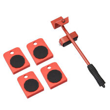 Heavy Furniture Moving System Lifter Kit 5pcs Slider Pad Roller Move Tool Usa