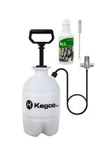 Kegco Deluxe Hand Pump Pressurized Keg Beer Cleaning Kit With 32 Ounce Nation...
