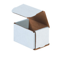 1-800 Choose Quantity 3x2x2 Corrugated White Mailers Packing Boxes 3 X 2 X 2