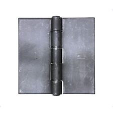 Butt Hinge Weld On Flat Steel Heavy Duty Metal Door 3x2 3x3 4x4 5x5 6x6 Pair