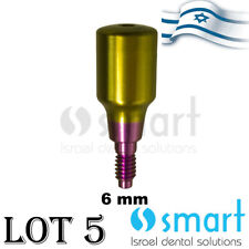 Lotx5 Dental Implant Healing Cap Mis Conical V3 C1 Sp Fit Abutment 4.5 6 Mm