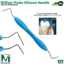 Dental Perio William Probe Color Coded Probes Periodontal Instruments Silicone