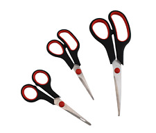 3 Pack All Purpose Stainless Steel Scissors Crafts Home Office Sewing Gift Wrap