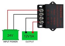 Power Regulator Dc 24v To Dc 12v 5a 60w Voltage Step Down Buck Converter Reducer