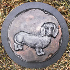 Doxie Dachshund Mold Plaster Concrete Abs Plastic Dog Mould 10 X 1.25 Thick