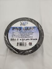 New Pro Gaff Black Gaffers Tape 2 X 55 Yard Roll Sra Technology Usa Seller