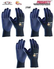 Pip 34-274 Maxiflex Atg Elite Lighweight Nitrile Grip Coated Work Gloves 3 Pr