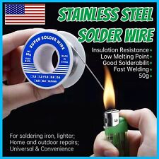 Aluminum Stainless Steel Lighter Super Solder Wire Soldering Wire Tool Lead Free
