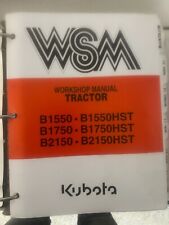 Kubota B1550 B1750 B2150 Tractor Service Repair Manual Shop Book Workshop