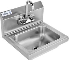 Chingoo Stainless Steel Sink With Faucetcommercial Wall Mount Hand Basin