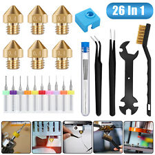 3d Printer Extruder Nozzle Cleaning Needles Tool Kit For Cr-10ender 3 Pro 3 V2