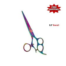 Kashi Professional 3 Ring Scissor Swivel Rotating Thumb Styling Shears 5.5