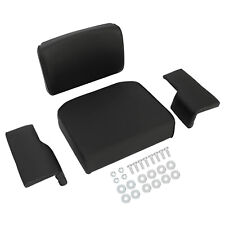 4 Pcs Black Seat Cushion Set With Armrests For John Deere Crawler 350 450 550