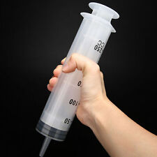 250ml Large Capacity Plastic Disposable Syringe Inlet Pump Oil Measuring Tool