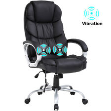 Home Office Chair Massage Desk Chair With Lumbar Support Headrest Armrest