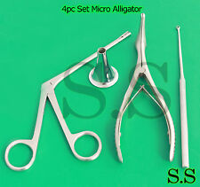 4pc Set Micro Alligator 3 Baby Nasal Speculumear Loop Ent Nasal Instrum Ds-864