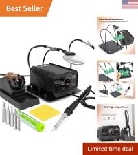 Portable Soldering Station - 60w - Adjustable Temperature - 3-in-1 Kit