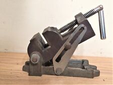 Vintage Heavy Duty 2-12 Jaw Angled Tilting Press Machinist Vice
