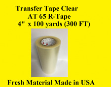 1 Roll 4 X 300 Ft Application Transfer Tape Vinyl Signs R Tape Clear At 65