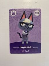 Raymond 431 Animal Crossing Amiibo Card Authentic Never Scanned