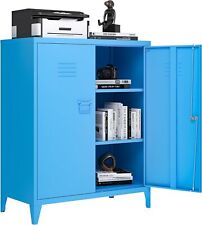 Metal Storage Cabinet Cabinet With Doors And Adjustable Shelves Locking Cabinet