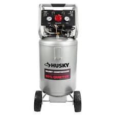 Husky 20 Gal. 165 Psi Oil Free Portable Vertical Electric Silent Air Compressor