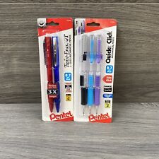 Pentel Twist-erase Gt And Quick Click 0.7mm Mechanical Pencils Lot Of 2