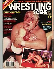 Wrestling Scene 8 August 1983 Dusty Rhodes Gino Hernandez Buddy Rogers Wwf Nwa