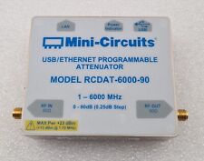 Mini-circuits Usb Ethernet Programmable Attenuator Rcdat-6000-90 1-6000 Mhz