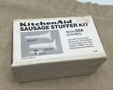 Kitchen Aid Sausage Stuffer Kit Stand Mixer Attachment Model Ssa 3pcs. Nib