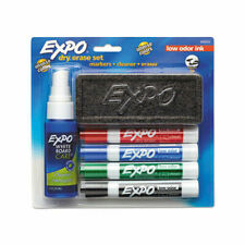 Expo Low Oder Dry Erase Marker Starter Set Chisel Tip Whiteboard Eraser Spray